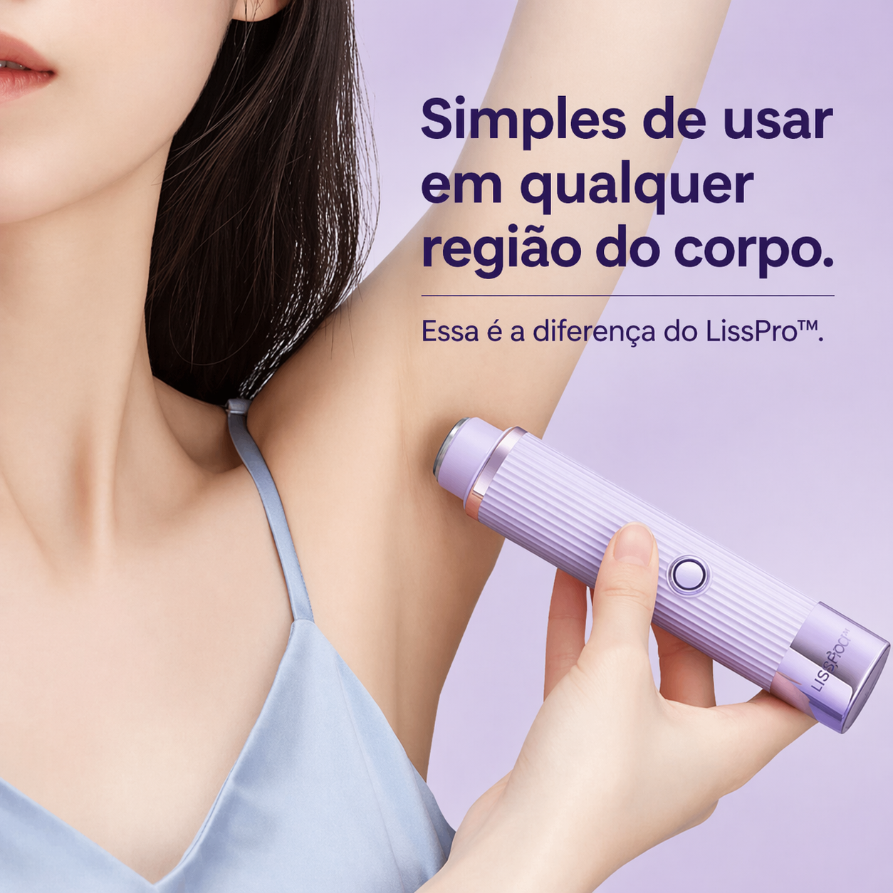 LissPro™ Depilador Elétrico 2 em 1 - Facial e Corporal À Prova d'Água + Brindes Exclusivos