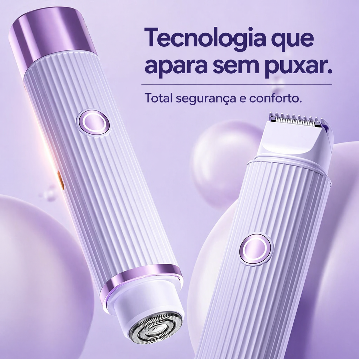 LissPro™ Depilador Elétrico 2 em 1 - Facial e Corporal À Prova d'Água + Brindes Exclusivos